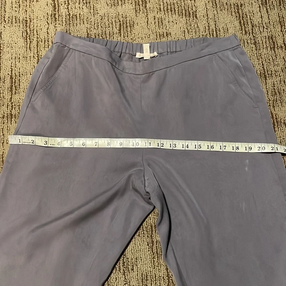 EILEEN FISHER gray pull on ankle pant